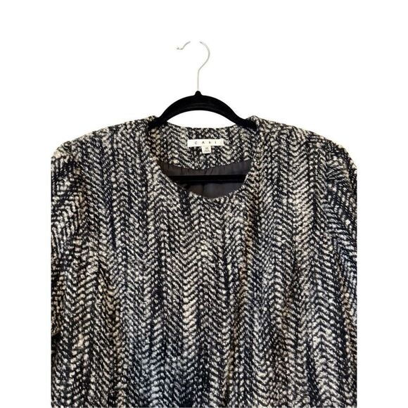 CAbi Osprey Wool Blend Tweed Moto Jacket Size 16 Career, Classic - Picture 6 of 15